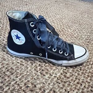 Converse Black and White High-Top Sneakers